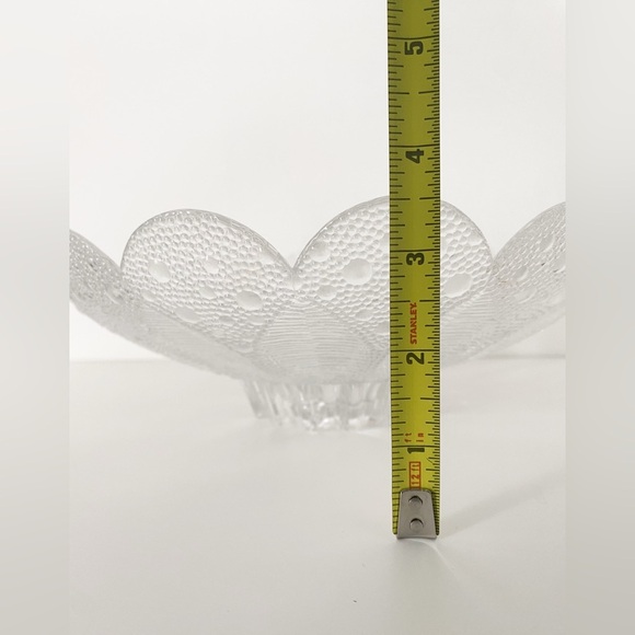 Vintage Lausitzer East Germany Art Glass Large Crystal Bowl - 10.75” Diameter - Picture 9 of 9